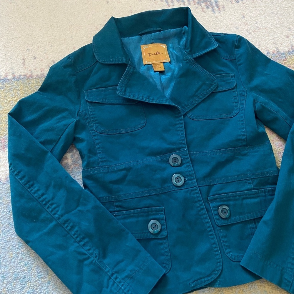 DO+BE Teal Blazer - Picture 2 of 10